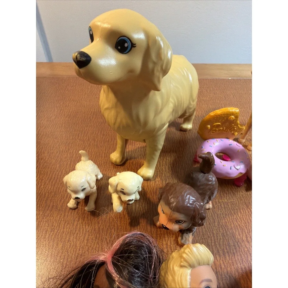 Barbie Mattel Dog, Puppies, Chelsea & 5